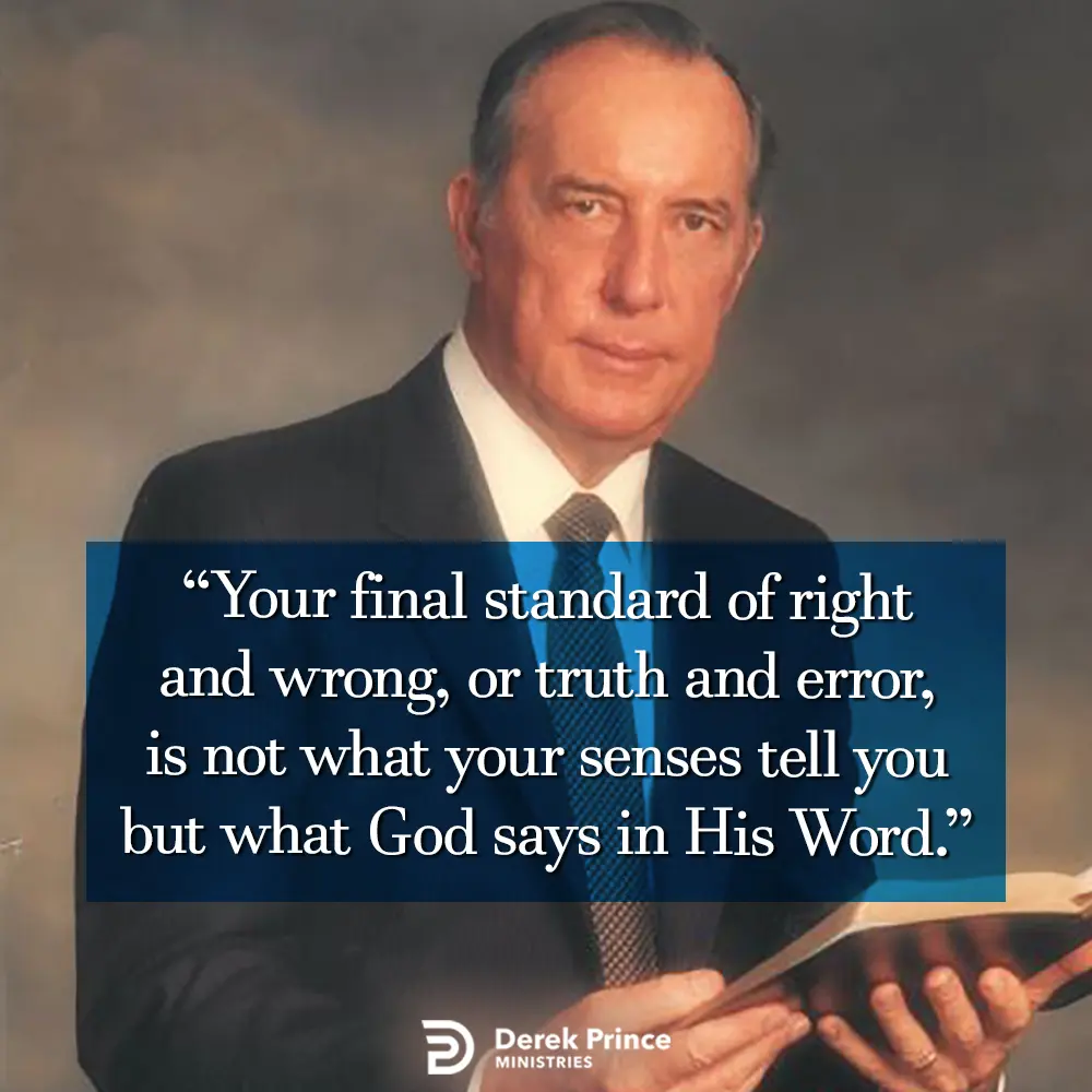 Derek Prince - books and cassettes carry the fire of God